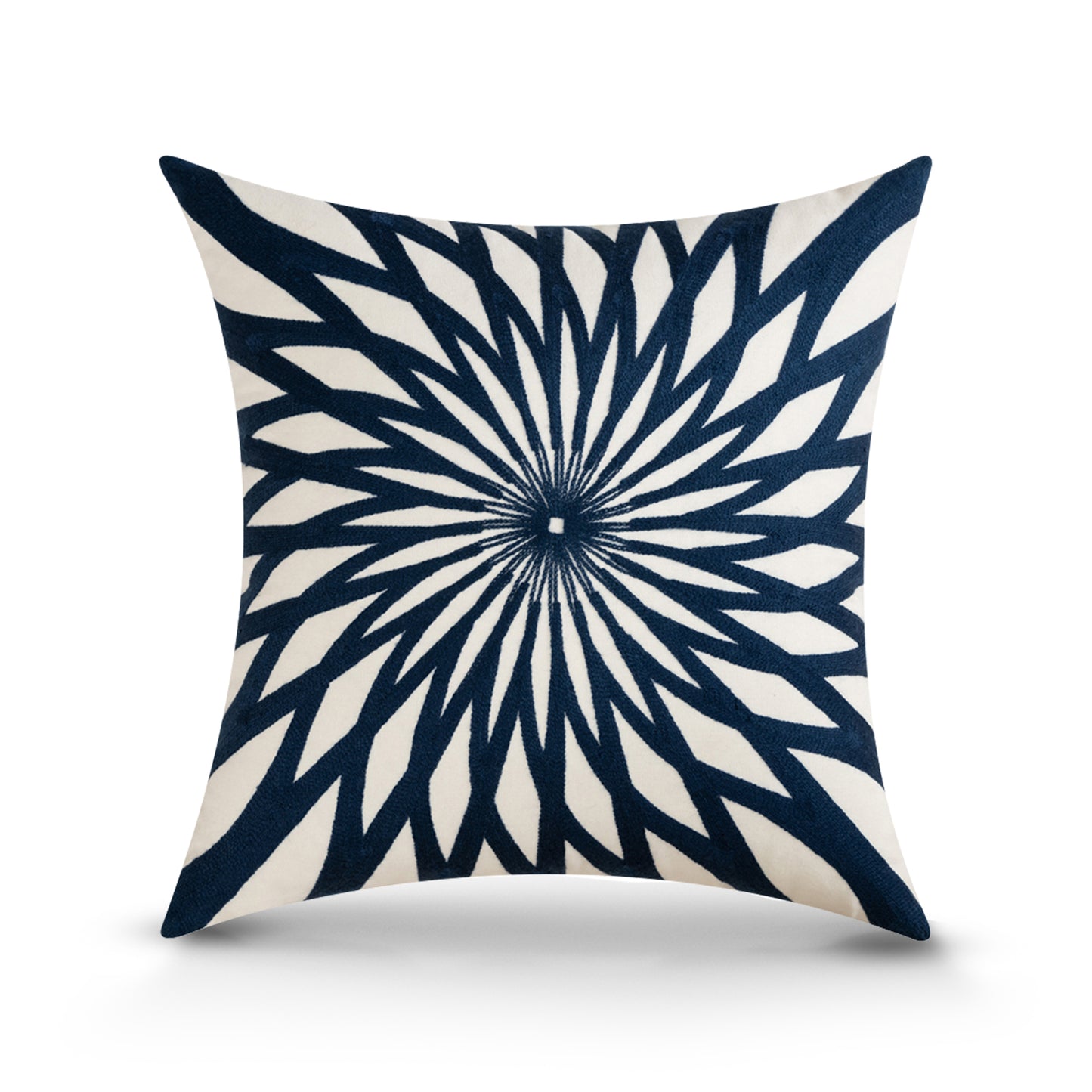 Chinese Embroidery | Square Pillow Covers | Decorative Cushion | Hidden Zipper Pack of 2 45 x 45
