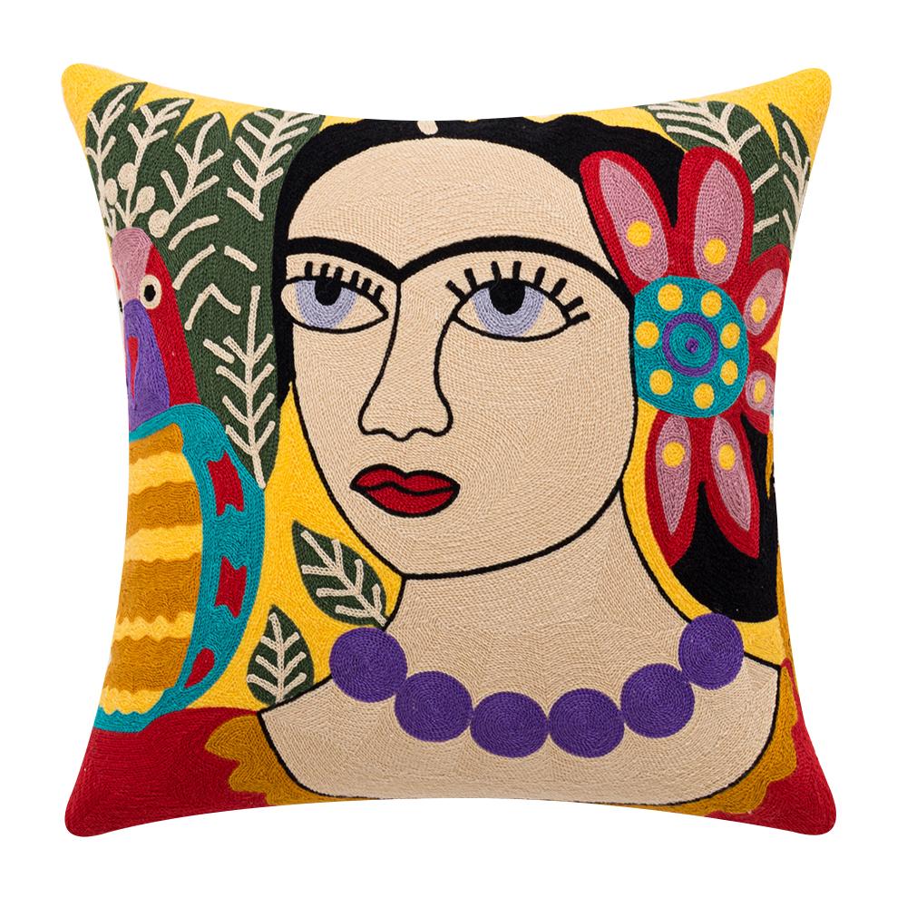 Arezy Picasso embroidery cushion covers