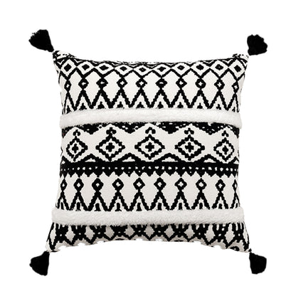 Boho Style Pillow Covers | Boho Cushion | with Tassel Cushion Covers | Embroidered Tufted Cushion | Boho Style 7 for  Boho Bedroom & Boho Living Room