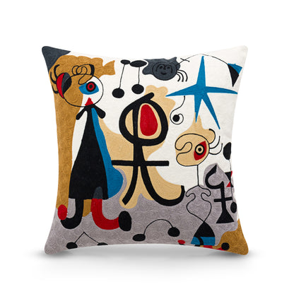 Picasso Painting | Embroidered cushion | Throw Pillows For Couch |Throw Pillow Design | Cushion Cover | Frida Kahlo Style 11