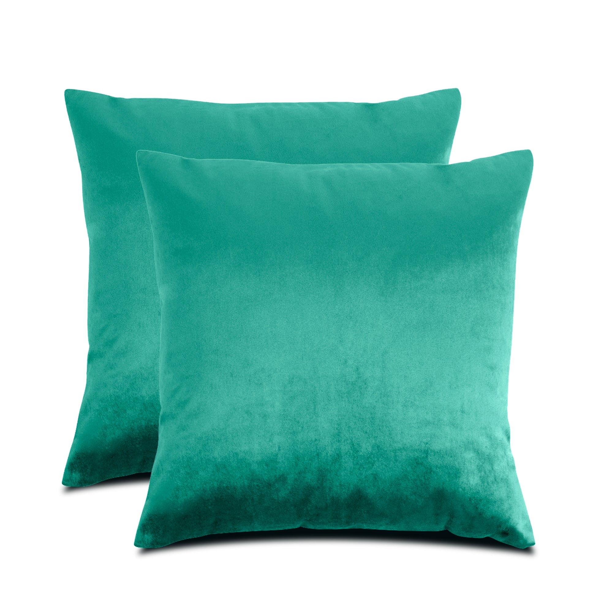 Velvet Cushion | Teal Cushion | Cushion Cover | 45 x 45 | Decorative Cushion | Throw Pillow Covers | Velvet Sofa | Velvet Fabric | Gifts for Her Gift Set | Pack of 2 UK