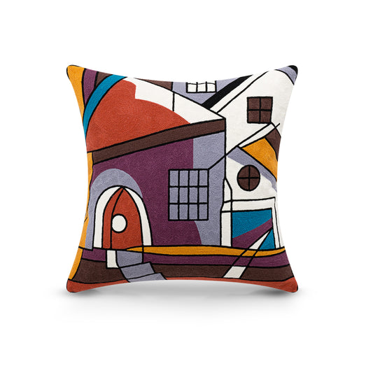 Picasso Painting | Embroidered cushion | Throw Pillows For Couch |Throw Pillow Design | Cushion Cover | Frida Kahlo Style 1