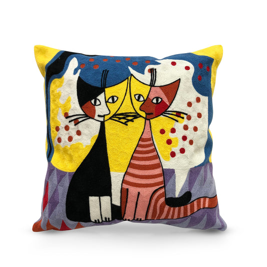 Picasso Painting | Embroidered cushion | Throw Pillows For Couch |Throw Pillow Design | Cushion Cover | Frida Kahlo Style 14