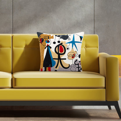 Picasso Painting | Embroidered cushion | Throw Pillows For Couch |Throw Pillow Design | Cushion Cover | Frida Kahlo Style 11