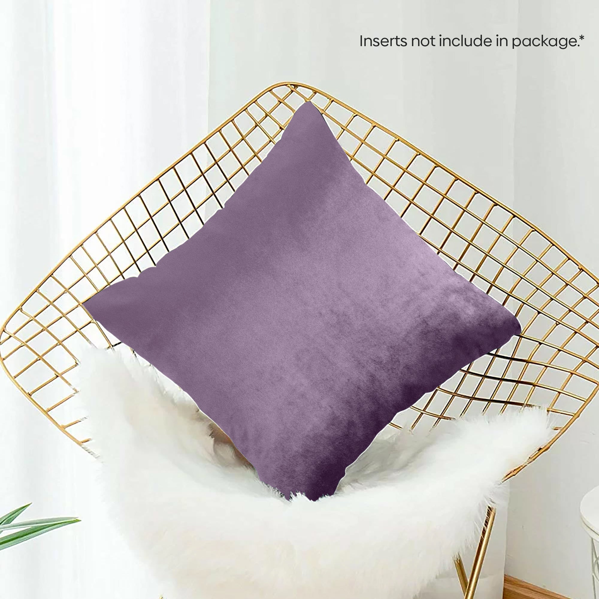 Lilac throw outlet pillows