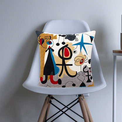 Picasso Painting | Embroidered cushion | Throw Pillows For Couch |Throw Pillow Design | Cushion Cover | Frida Kahlo Style 11