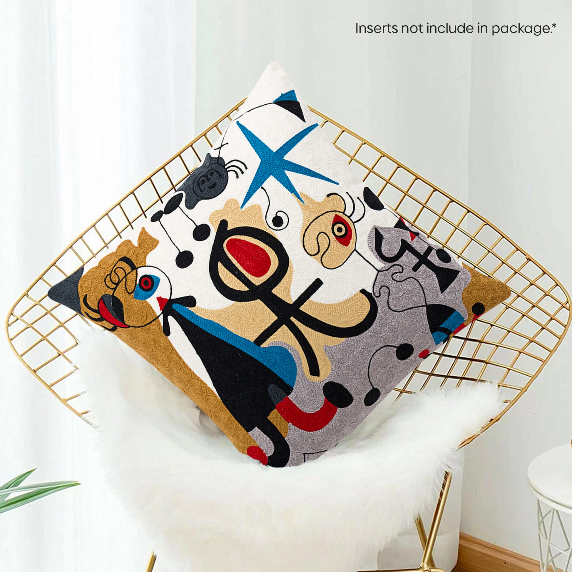 Picasso Painting | Embroidered cushion | Throw Pillows For Couch |Throw Pillow Design | Cushion Cover | Frida Kahlo Style 11